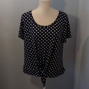 Polka dot blouse